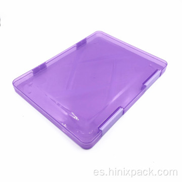Caja de plástico de almacenamiento transparente portátil PP